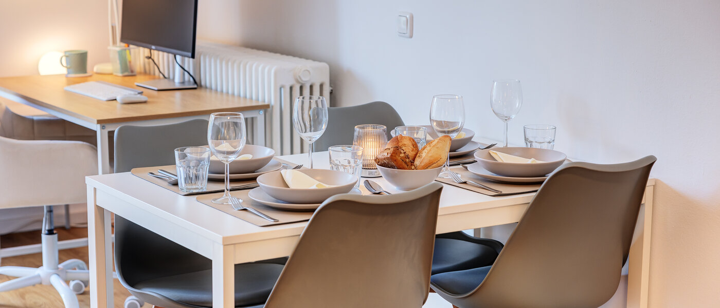 maisonnette con galleria München Obersendling 02 zona living 14471