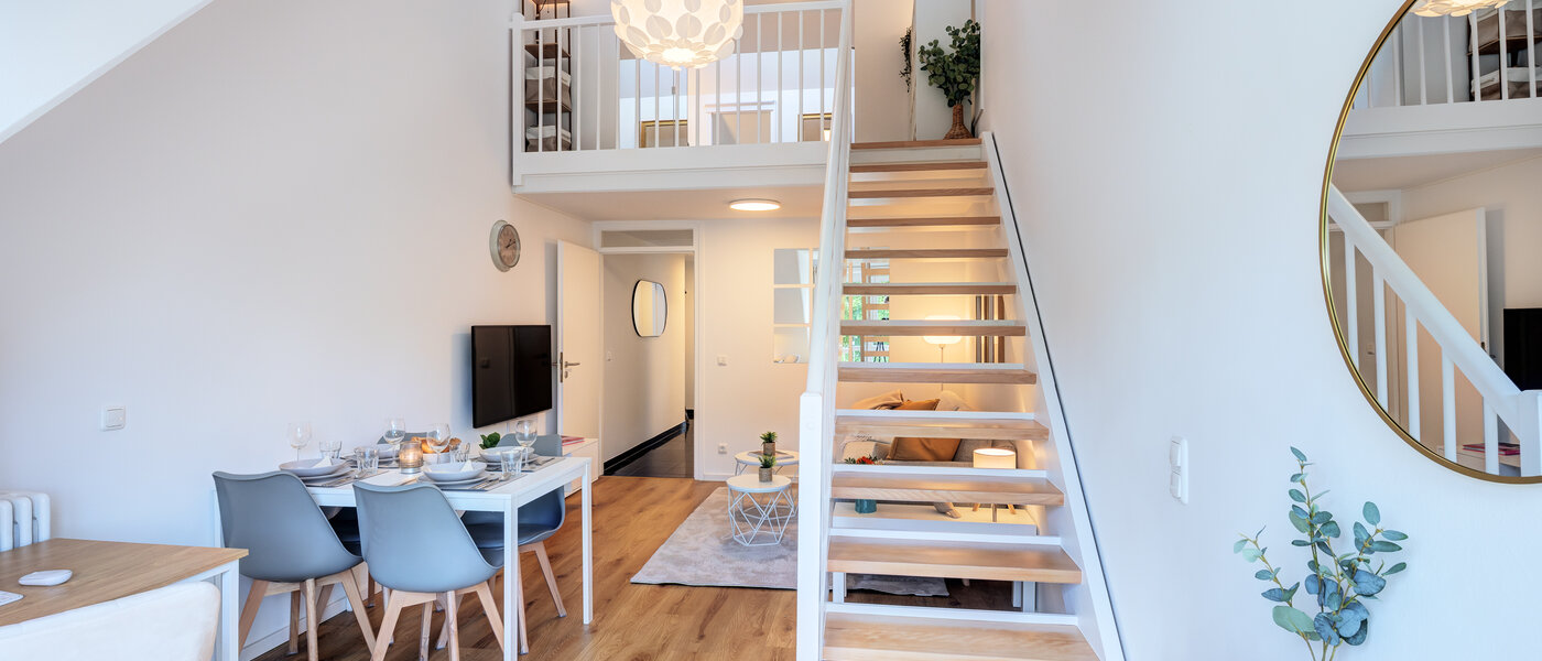 maisonnette con galleria München Obersendling 04 zona living 14471