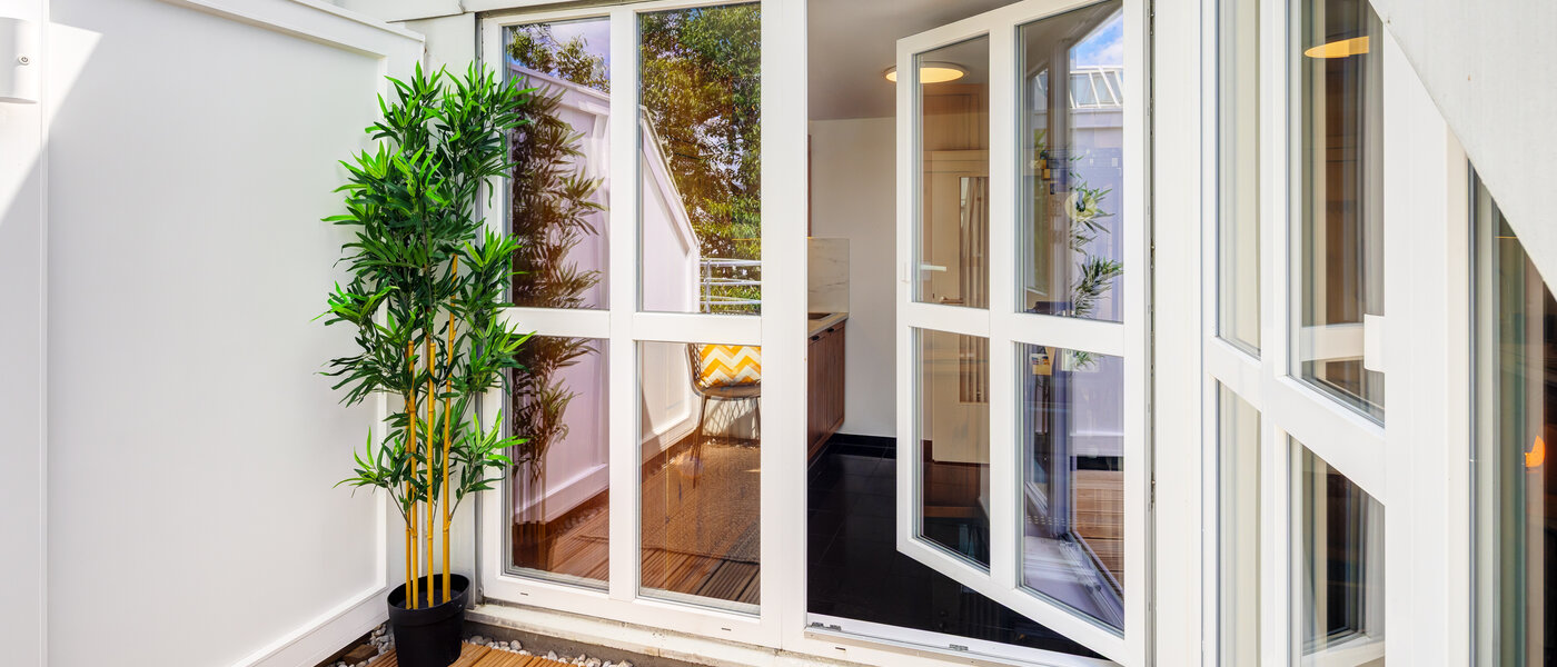 maisonnette con galleria München Obersendling 03 terrazza sul tetto 14471