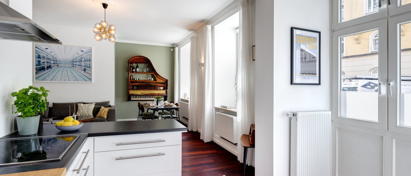 appartamento München Dreimühlenviertel 02 cucina 14476