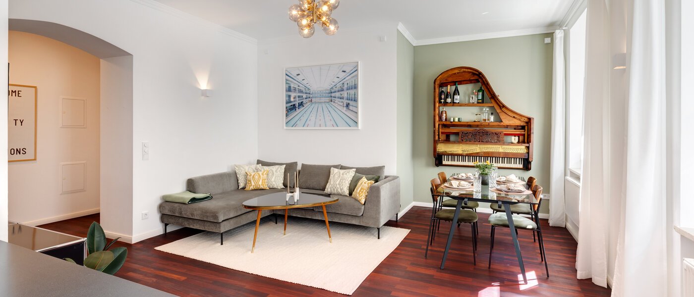 appartamento München Dreimühlenviertel 01 zona living 14476