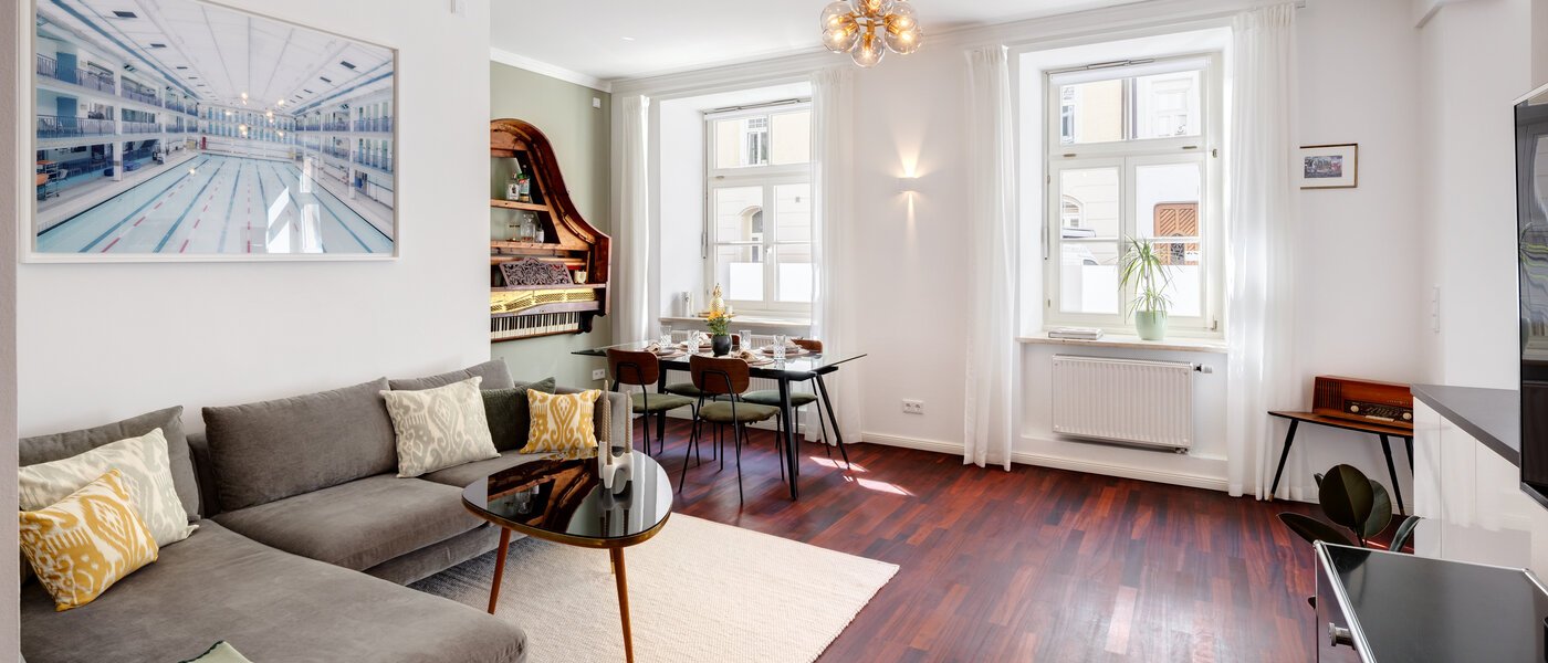 appartamento München Dreimühlenviertel 03 zona living 14476