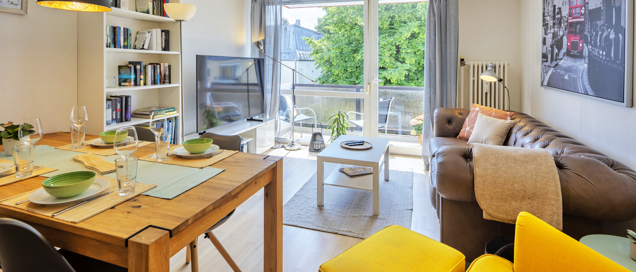 appartamento München Harlaching 02 zona living 14483