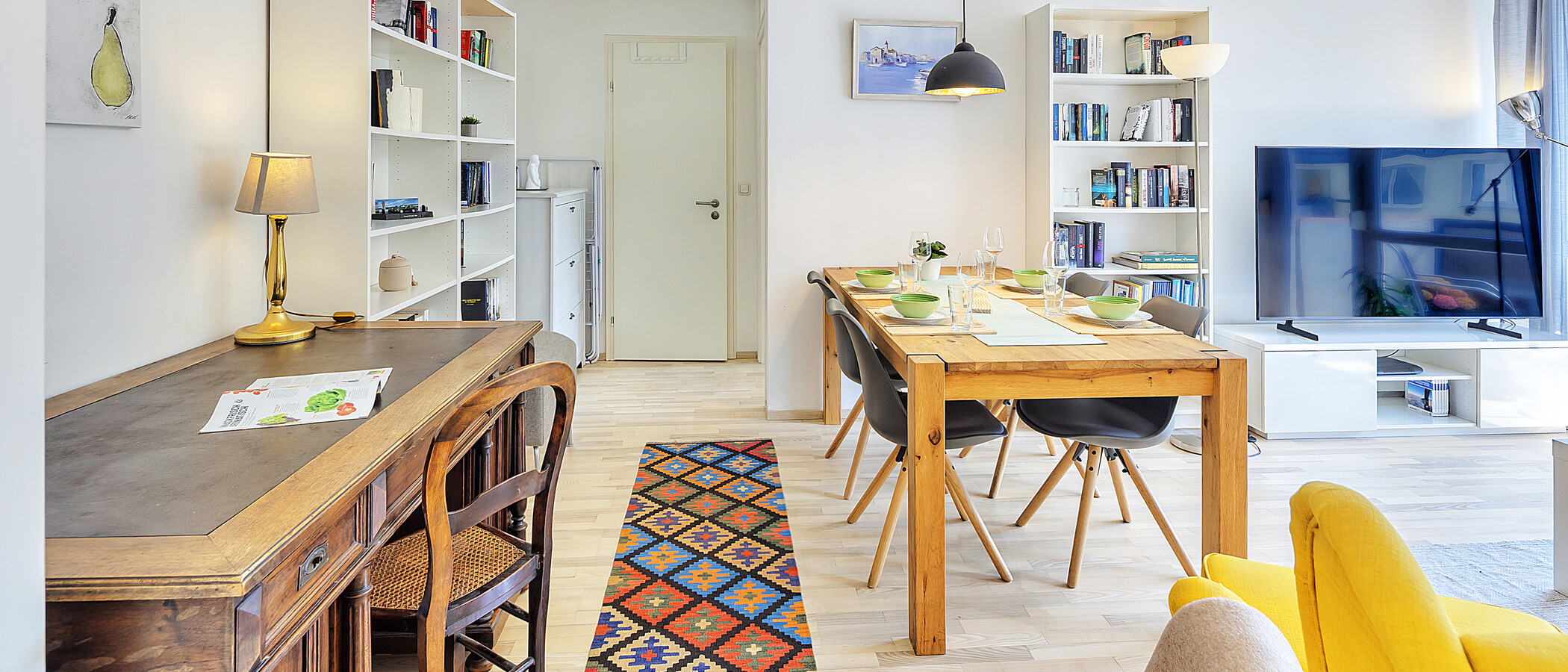 appartamento München Harlaching 05 zona living 14483