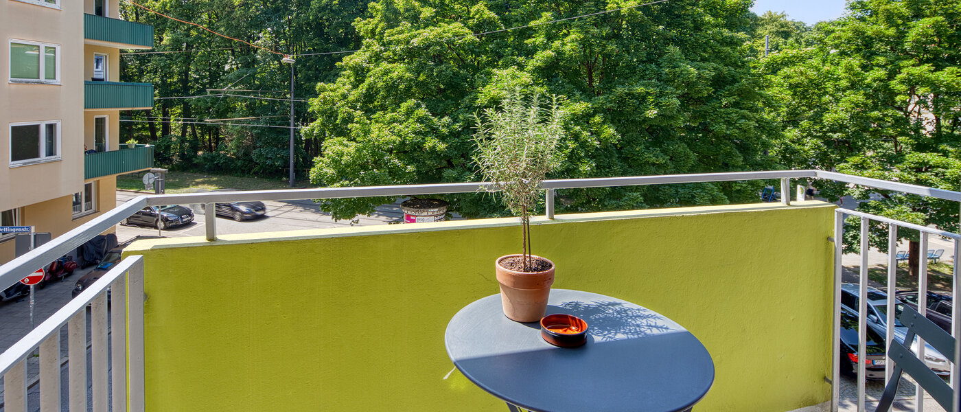 appartamento München Lehel 01 balcone 14488