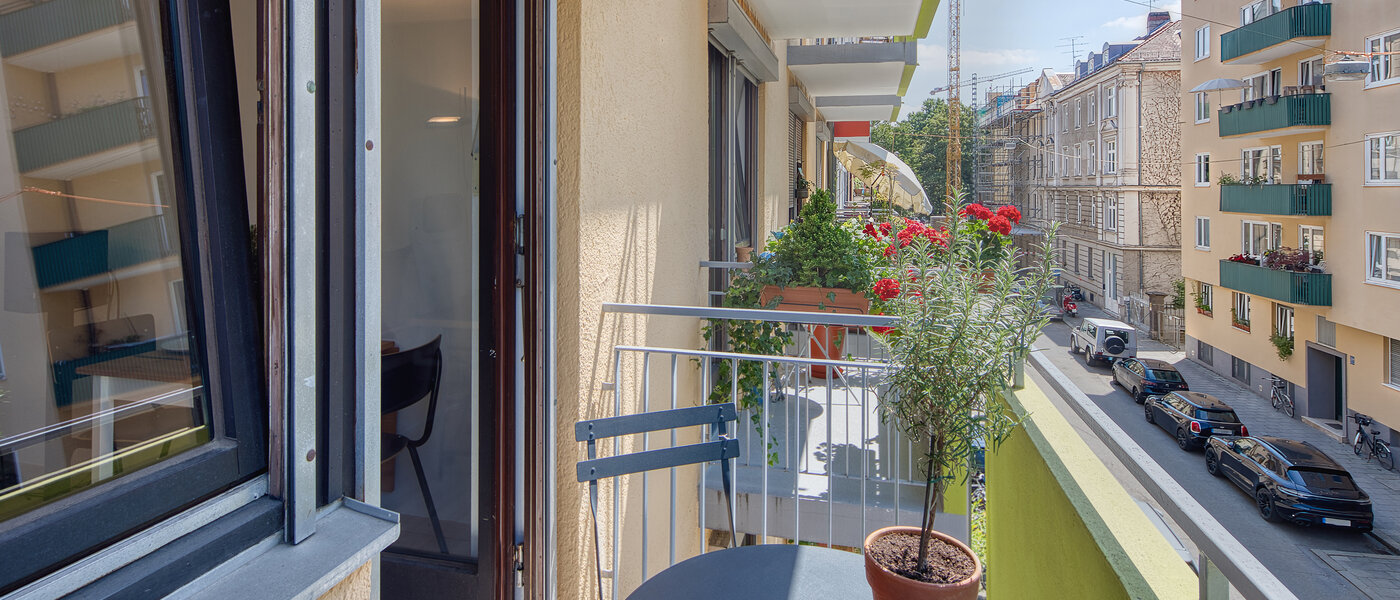 appartamento München Lehel 02 balcone 14488