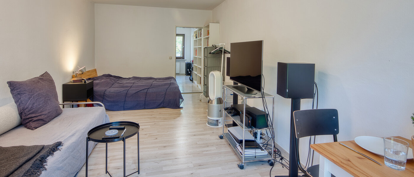 appartamento München Lehel 02 zona living 14488