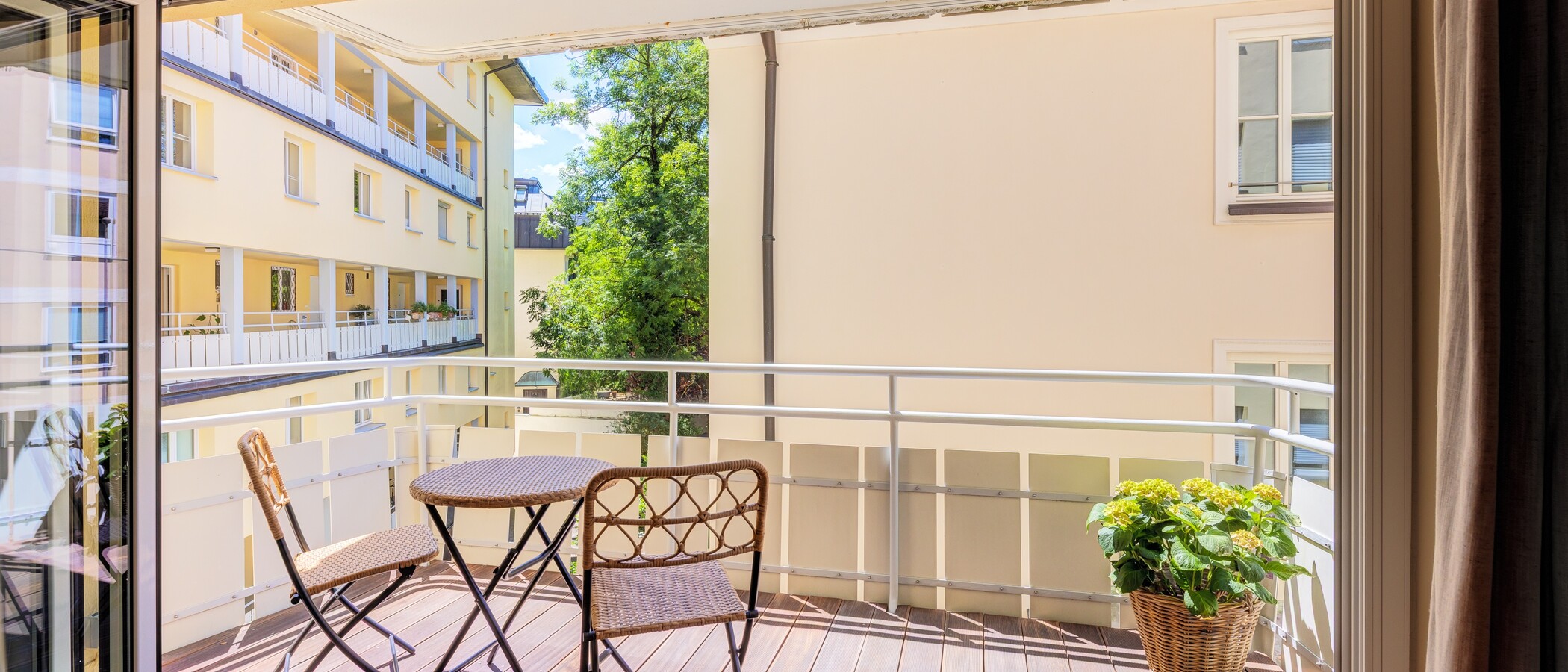 appartamento München Maxvorstadt - Universitätsviertel 01 balcone 14491