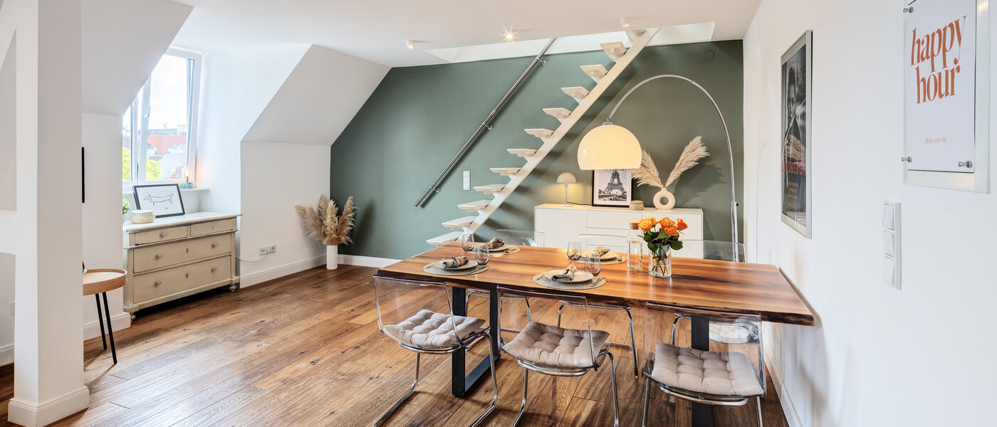 appartamento München Lehel 01 zona pranzo 14503