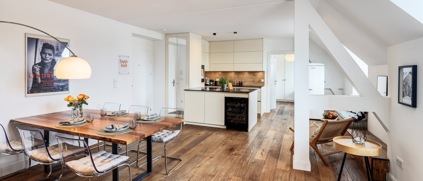 appartamento München Lehel 03 zona pranzo 14503