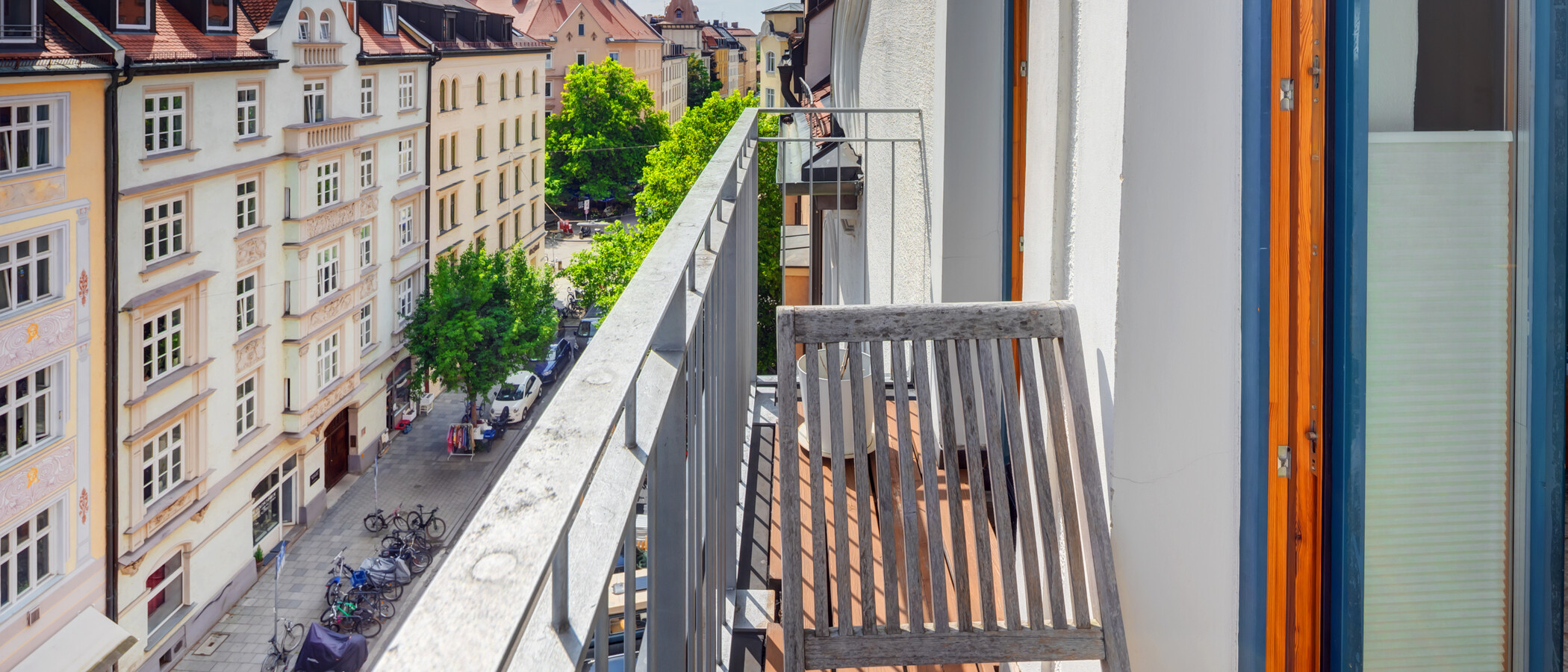 attico München Dreimühlenviertel 03 balcone 14505