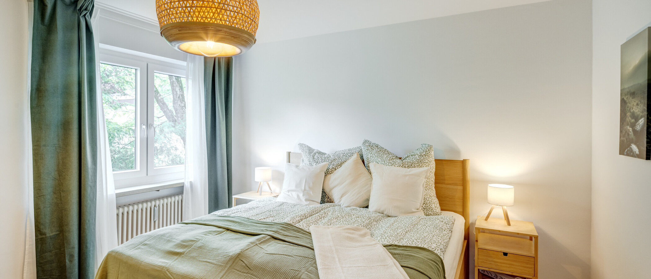 appartamento München Solln 01 camera da letto 14509