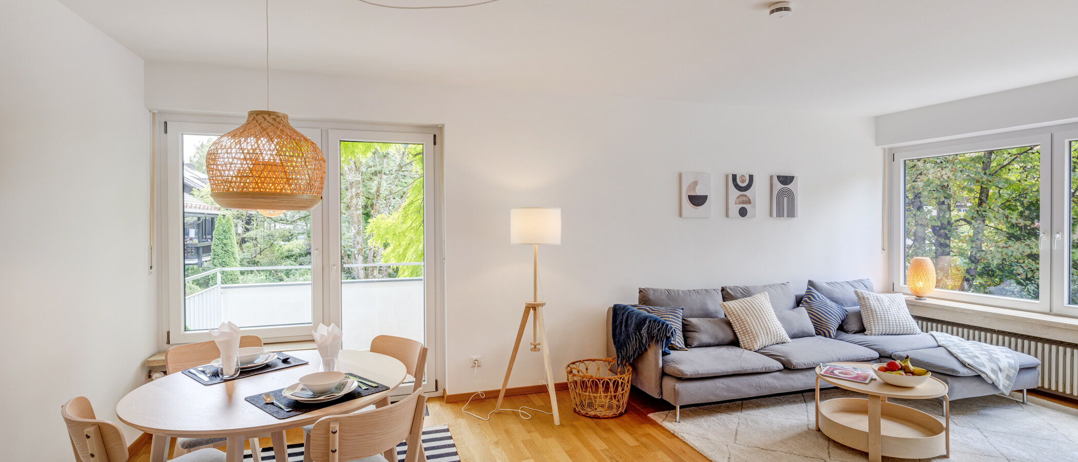 appartamento München Solln 02 zona living 14509