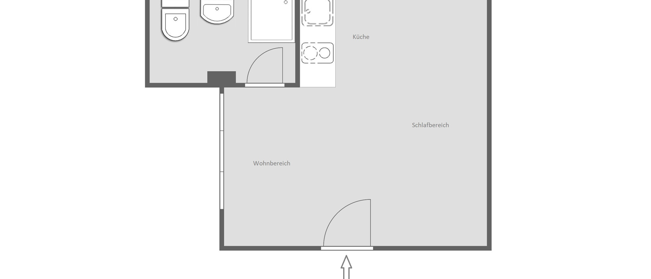abitazione München Haidhausen 01 planimetria 14515