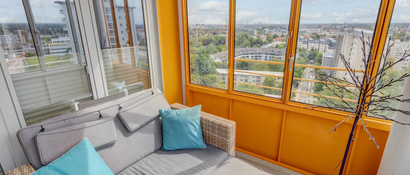 appartamento München Obersendling 01 balcone 14517