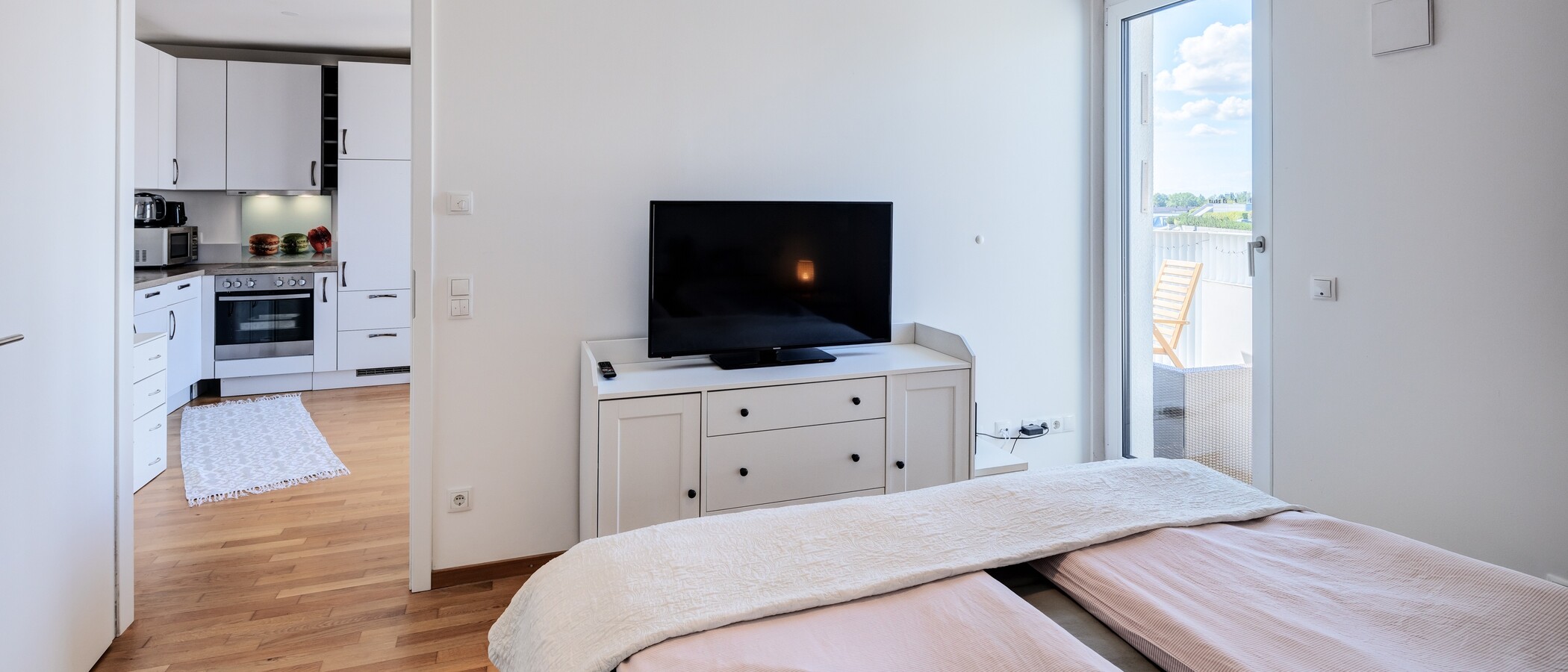 appartamento München Berg am Laim 02 camera da letto 14522