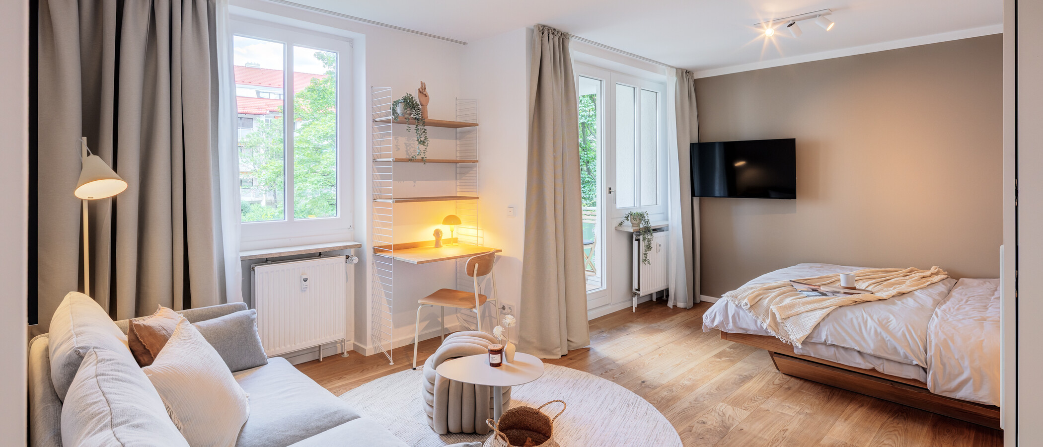 appartamento München Thalkirchen 02 zona living 14526