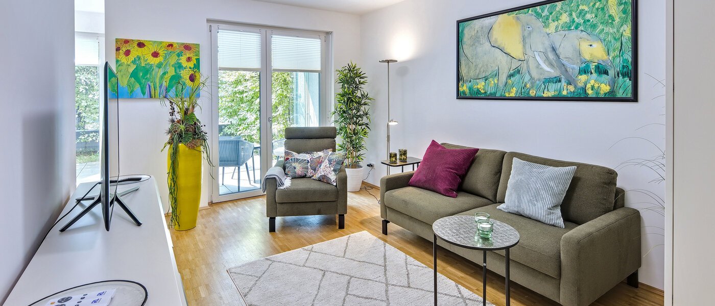 appartamento München Obergiesing 01 zona living 14529