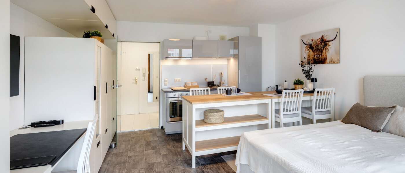 appartamento München Milbertshofen 04 zona living 14531