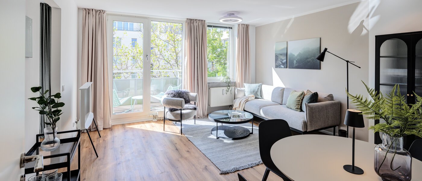 appartamento München Maxvorstadt 01 zona living 14537