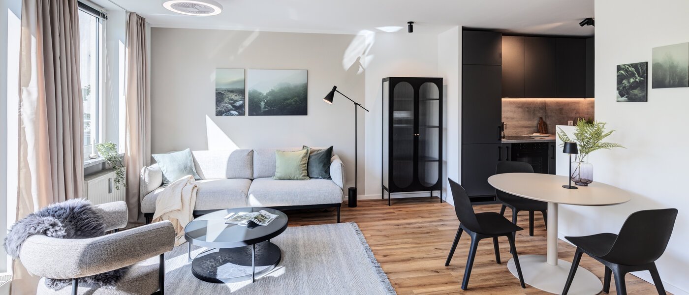 appartamento München Maxvorstadt 03 zona living 14537