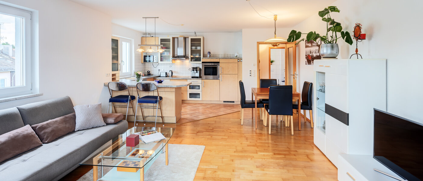 appartamento Garching 03 zona living 14539