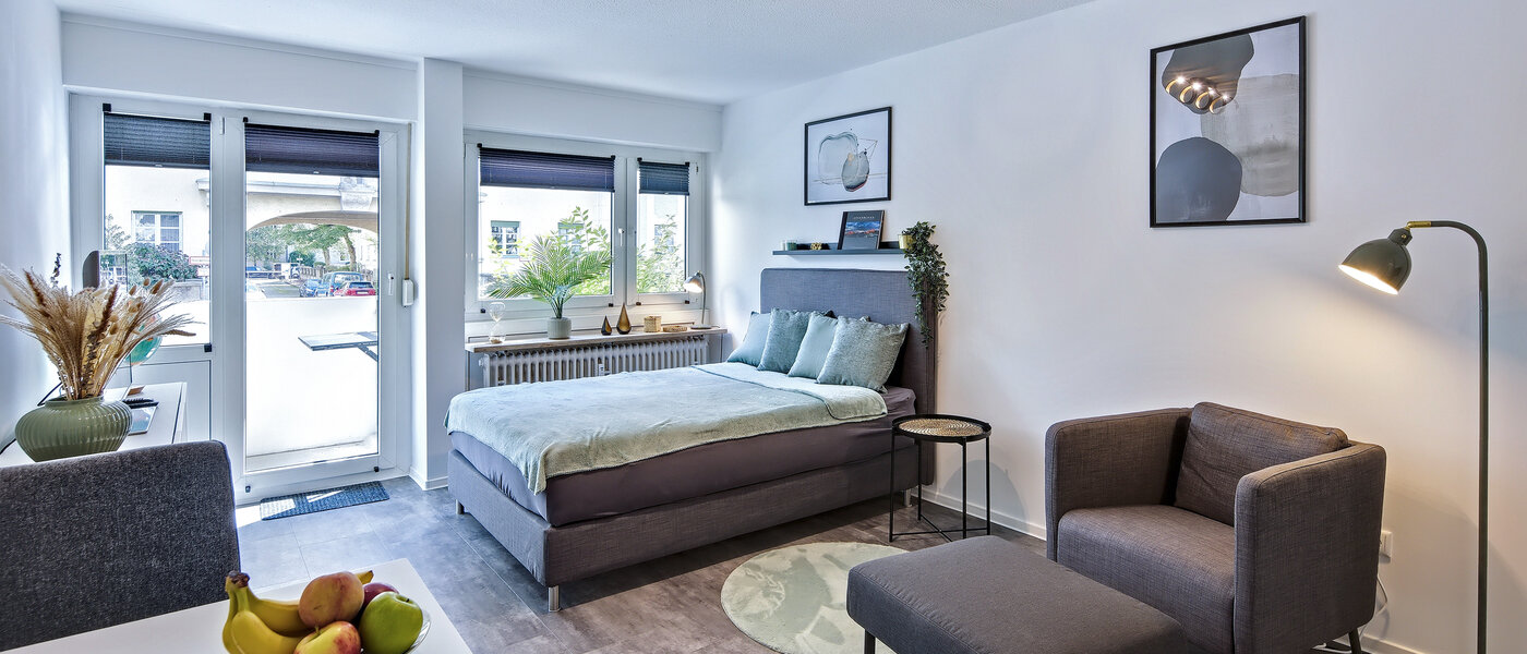 appartamento München Neuhausen 01 zona living 14547