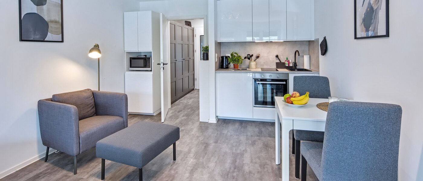 appartamento München Neuhausen 03 zona living 14547