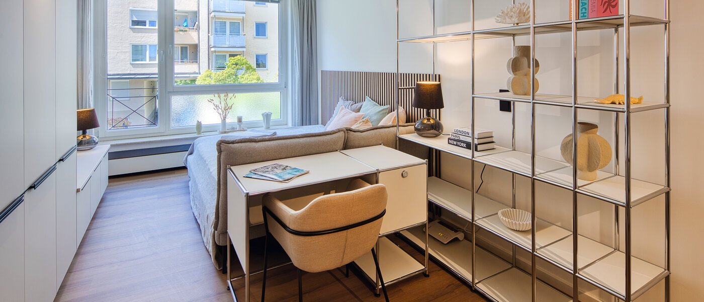 appartamento München Schwabing-West 01 zona living 14552