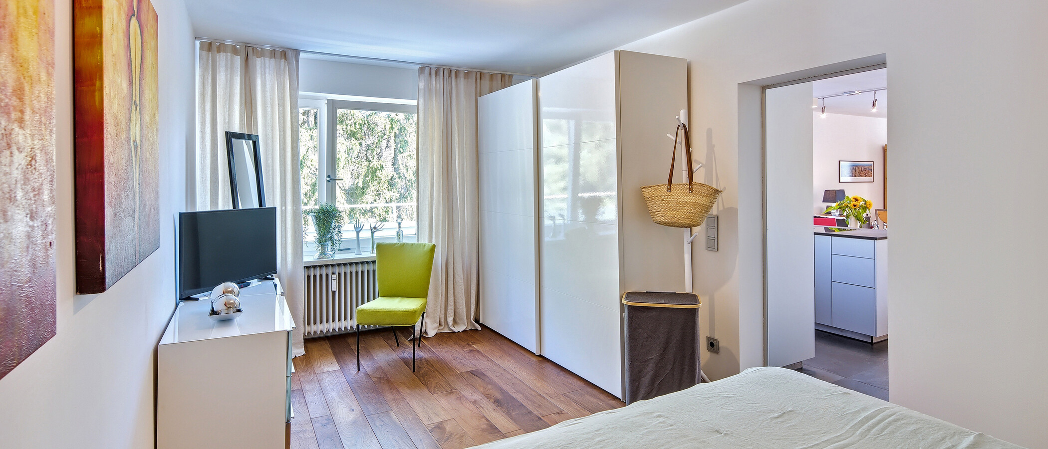 penthouse München Nymphenburg 03 camera da letto 14553