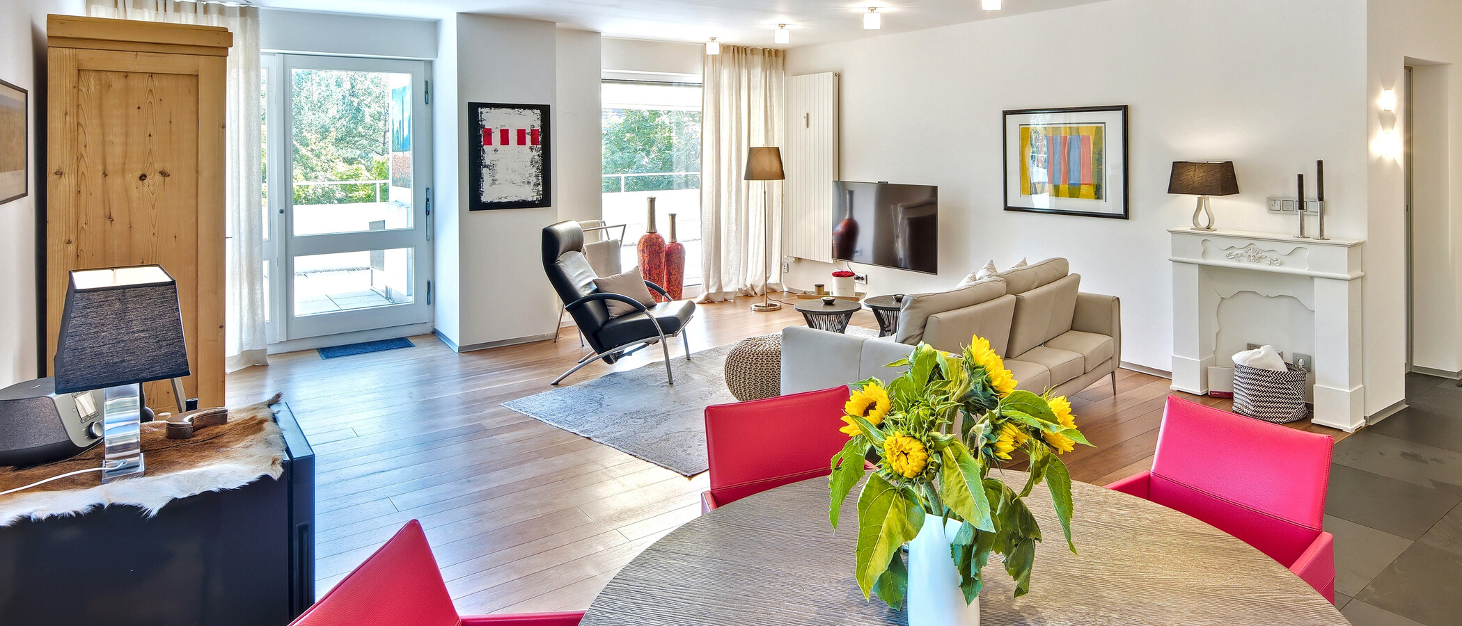 penthouse München Nymphenburg 01 zona living 14553