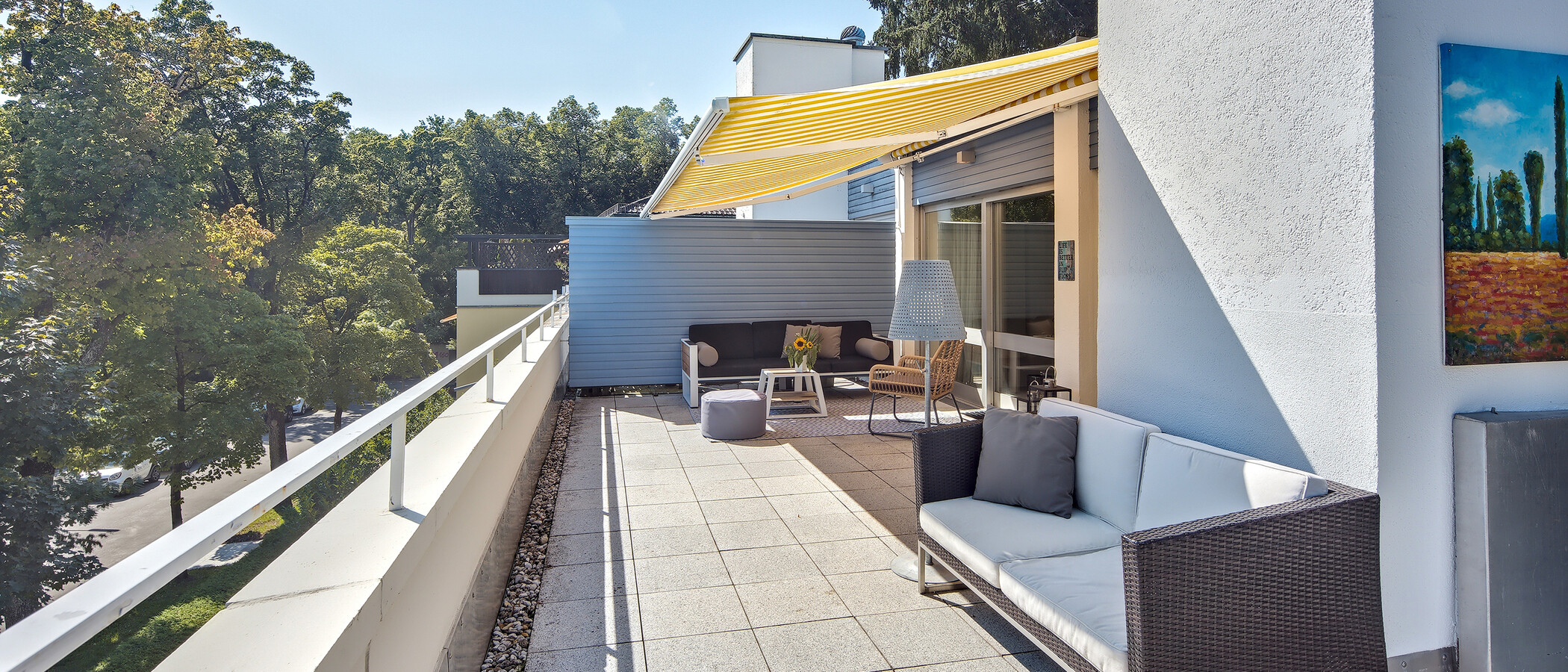 penthouse München Nymphenburg 01 terrazza sul tetto 14553