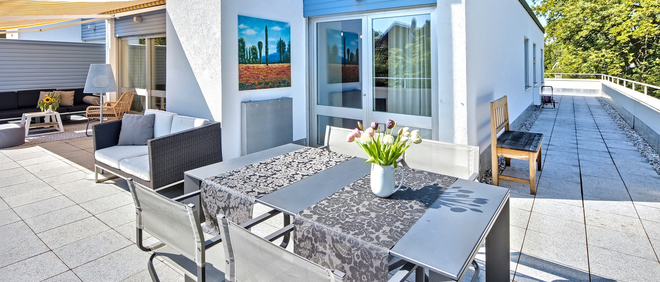 penthouse München Nymphenburg 05 terrazza sul tetto 14553