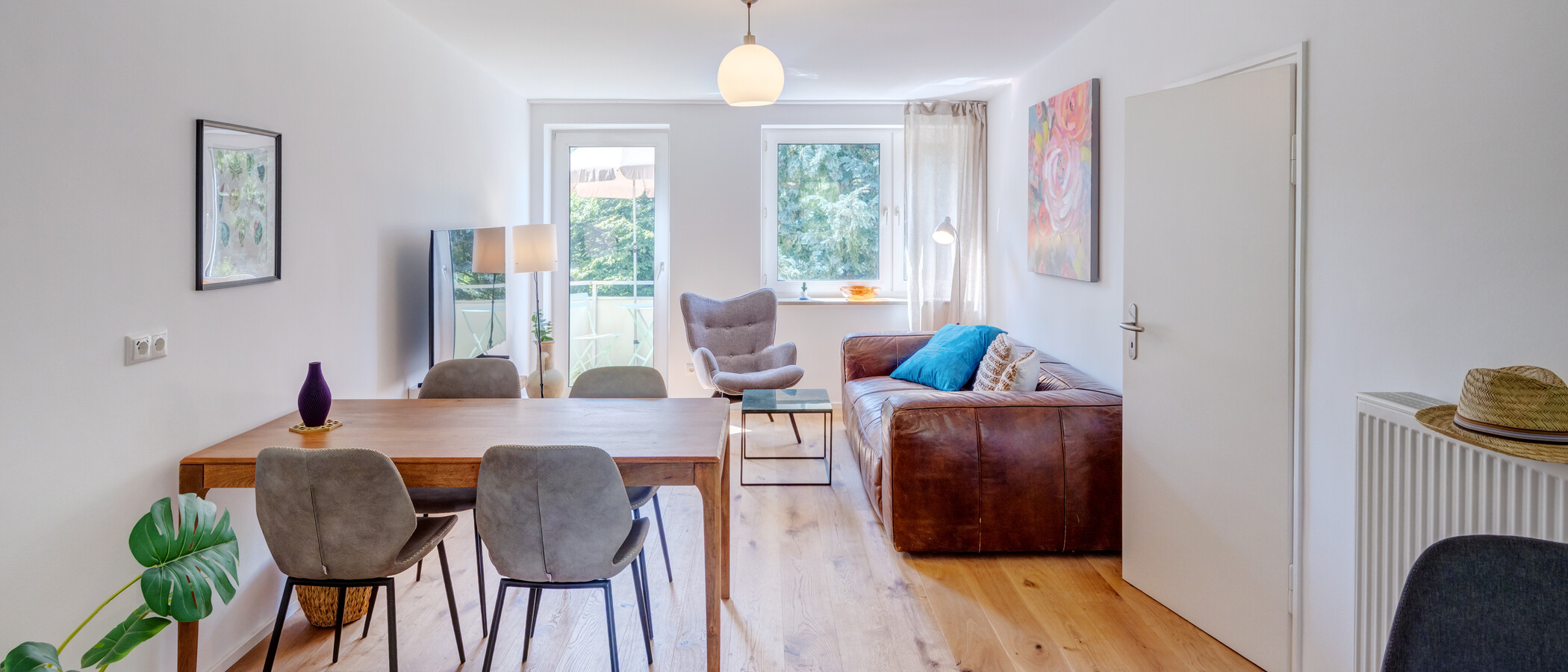 appartamento München Parkstadt Bogenhausen 01 zona living 14554