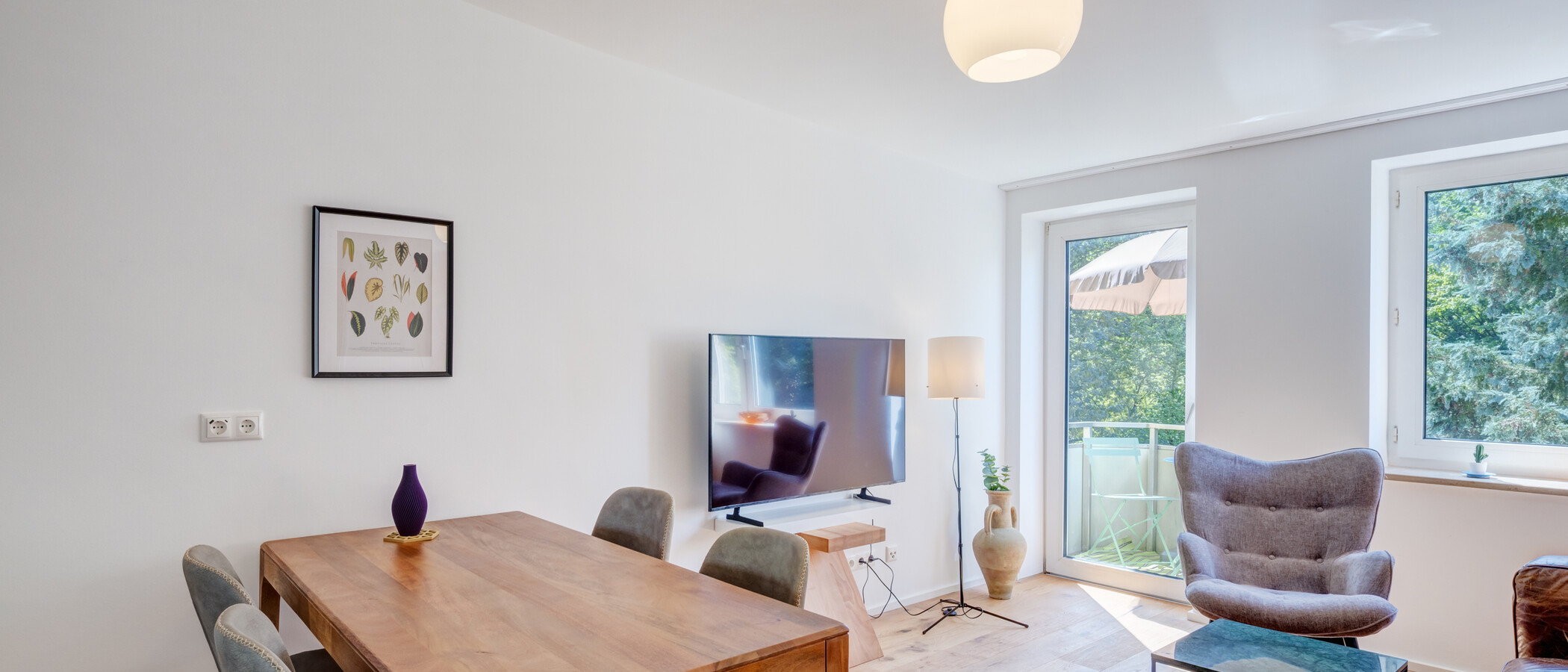appartamento München Parkstadt Bogenhausen 04 zona living 14554