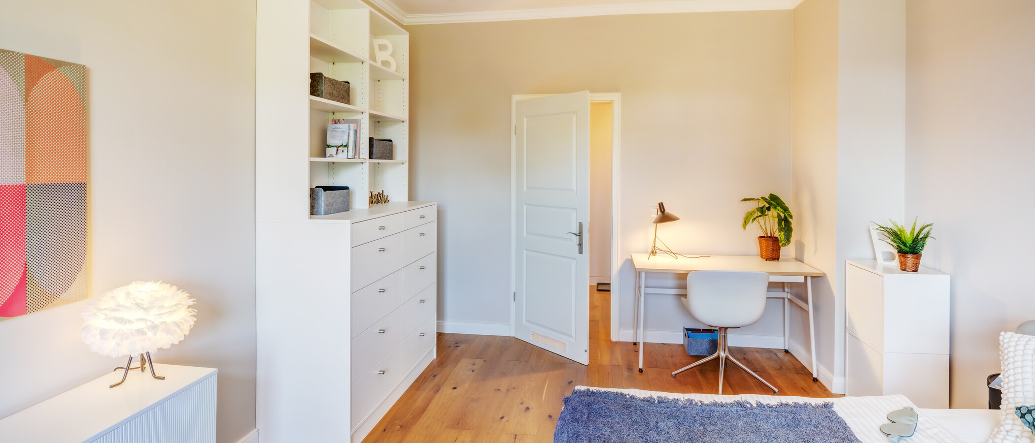 attico München Neuhausen 04 camera da letto 14555