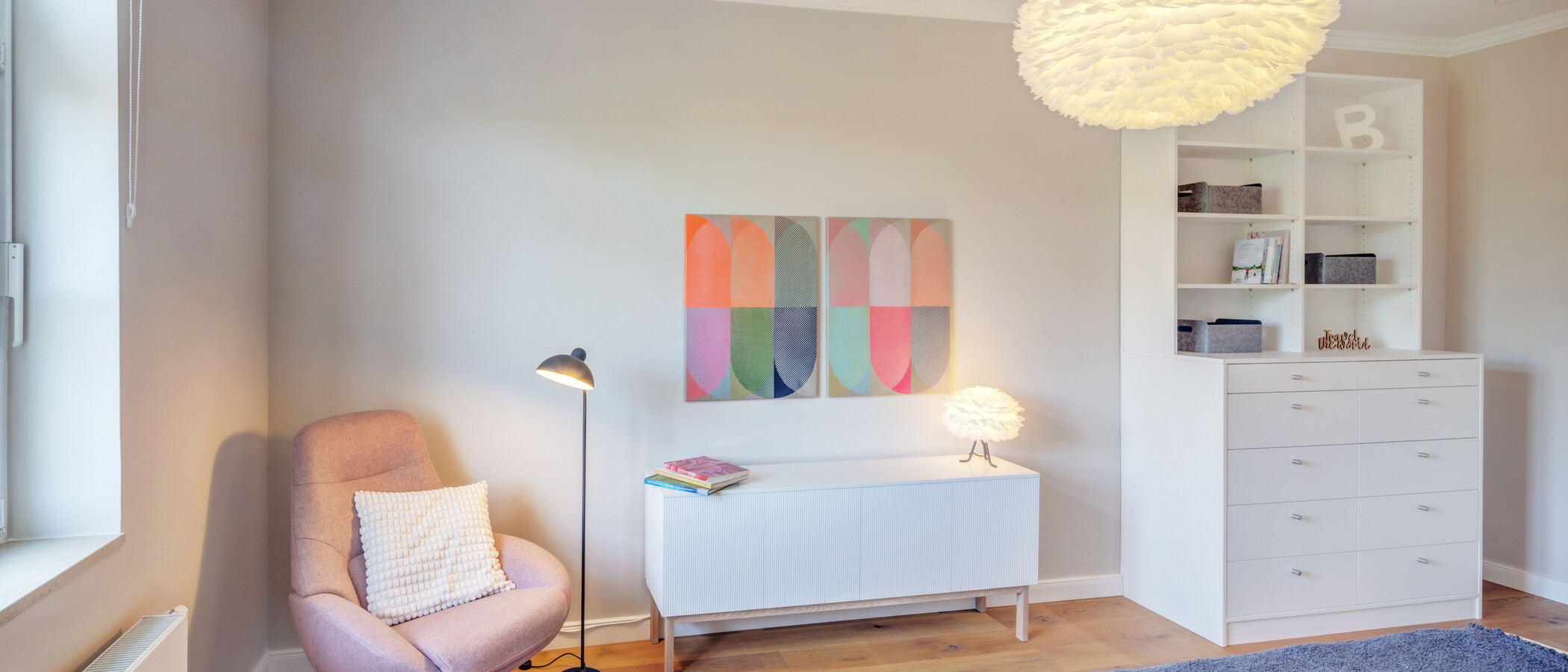 attico München Neuhausen 05 camera da letto 14555