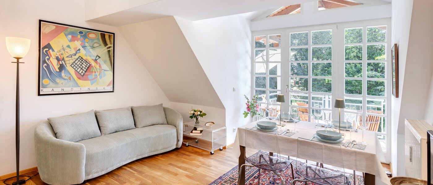 maisonnette con galleria München Ramersdorf 02 zona living 14556