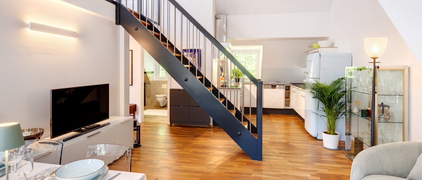 maisonnette con galleria München Ramersdorf 03 zona living 14556