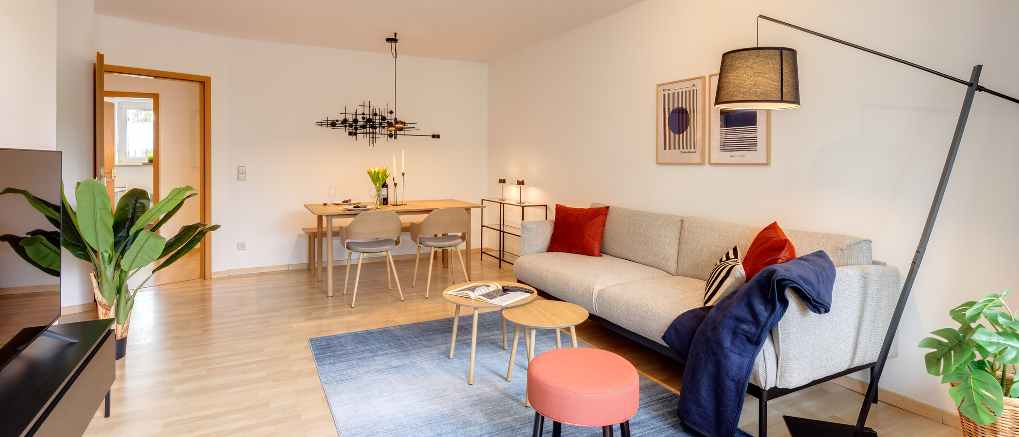 appartamento München Neuperlach 03 zona living 14565