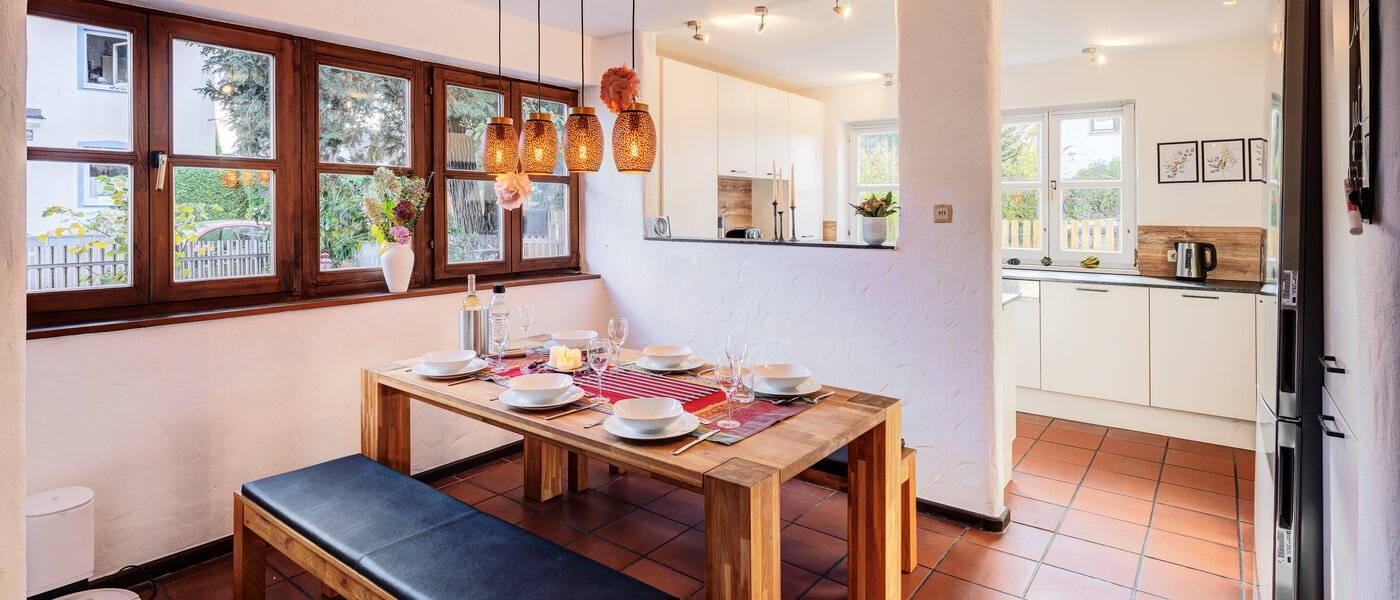 casa a schiera München Obersendling 06 cucina 14567