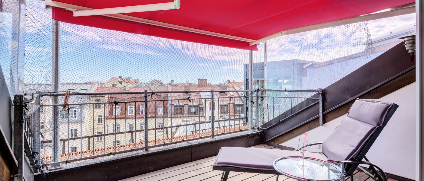 attico München Maxvorstadt 01 loggia 14568