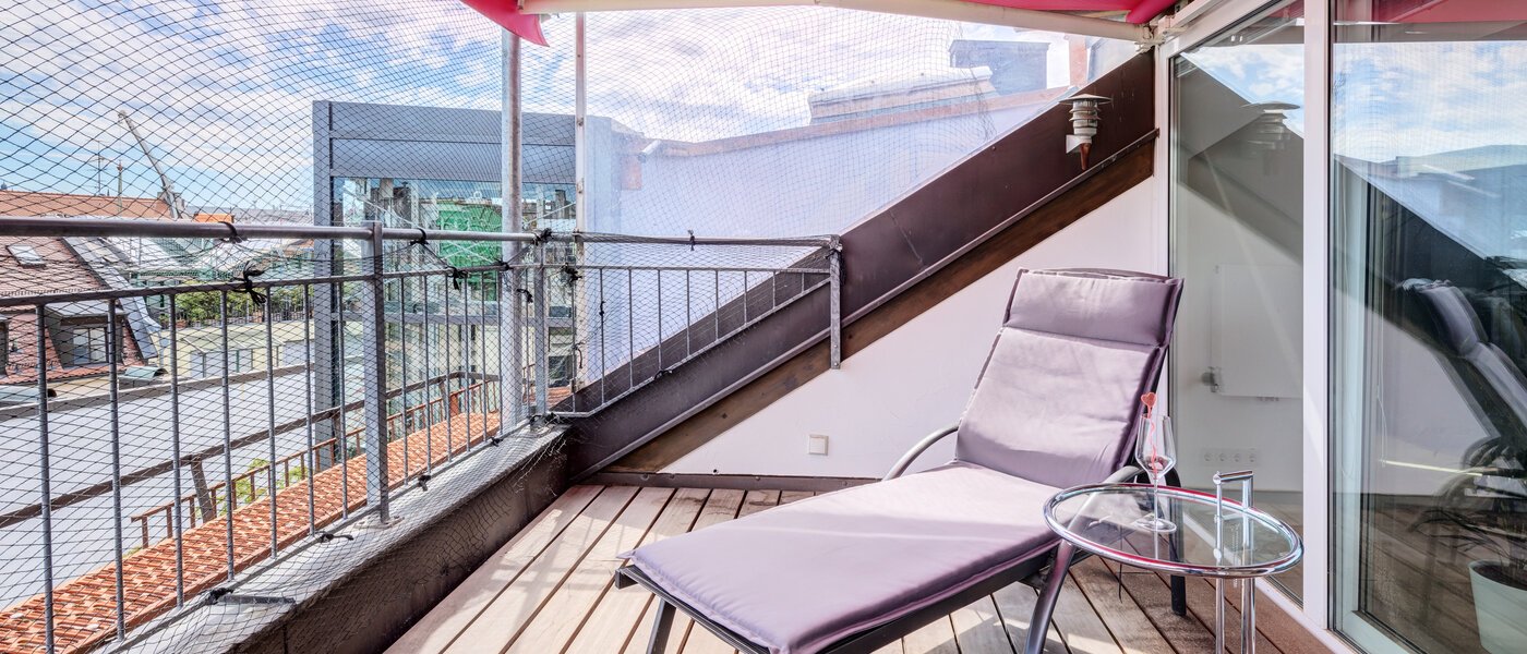 attico München Maxvorstadt 02 loggia 14568