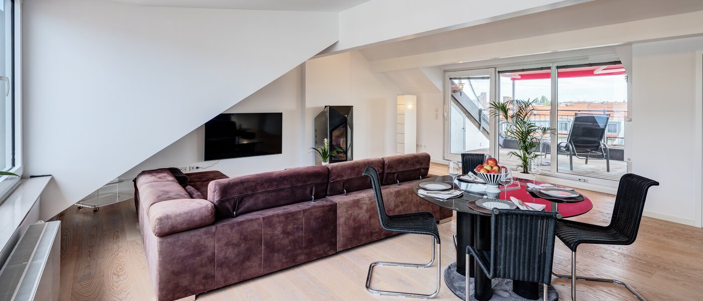 attico München Maxvorstadt 03 zona living 14568