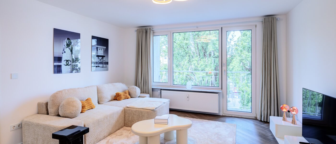 appartamento München Schwabing (rechts der Leopoldstraße) 02 zona living 14569