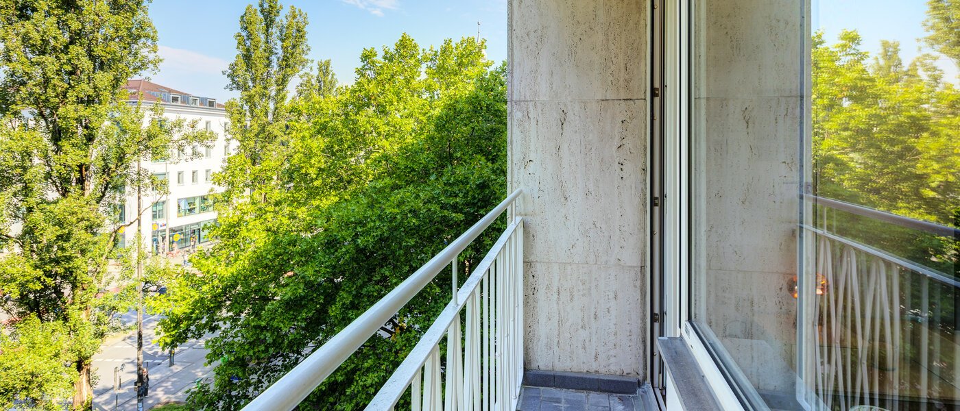 appartamento München Schwabing (rechts der Leopoldstraße) 03 1° balcone 14569