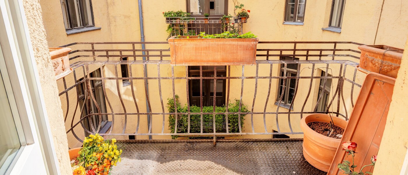 appartamento München Lehel 01 balcone 14572