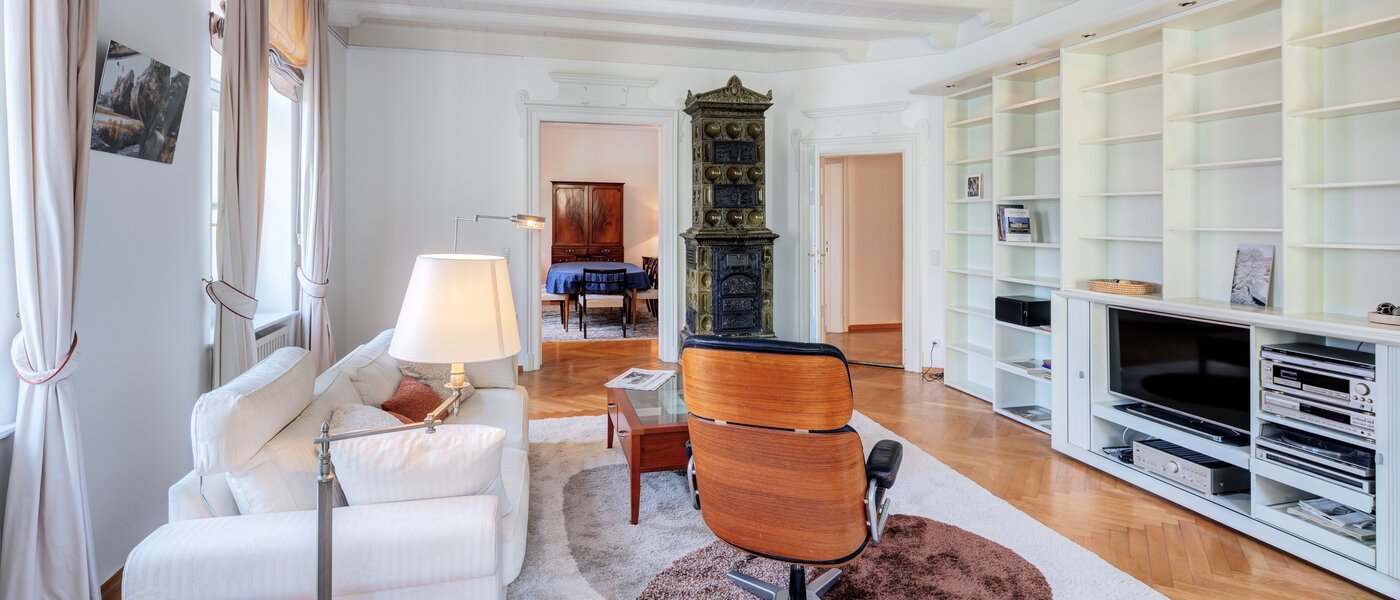 appartamento München Lehel 01 zona living 14572