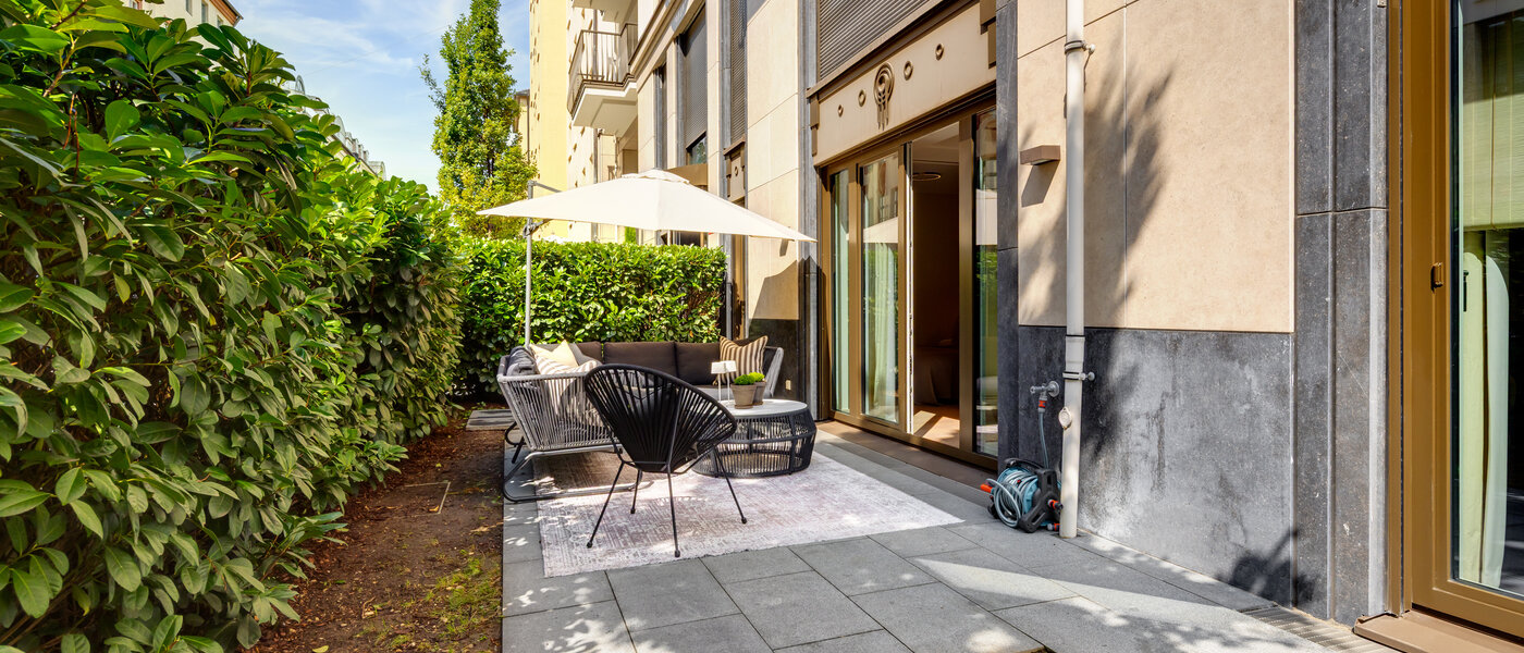 appartamento München Maxvorstadt - Museumsviertel 02 terrazza 14574