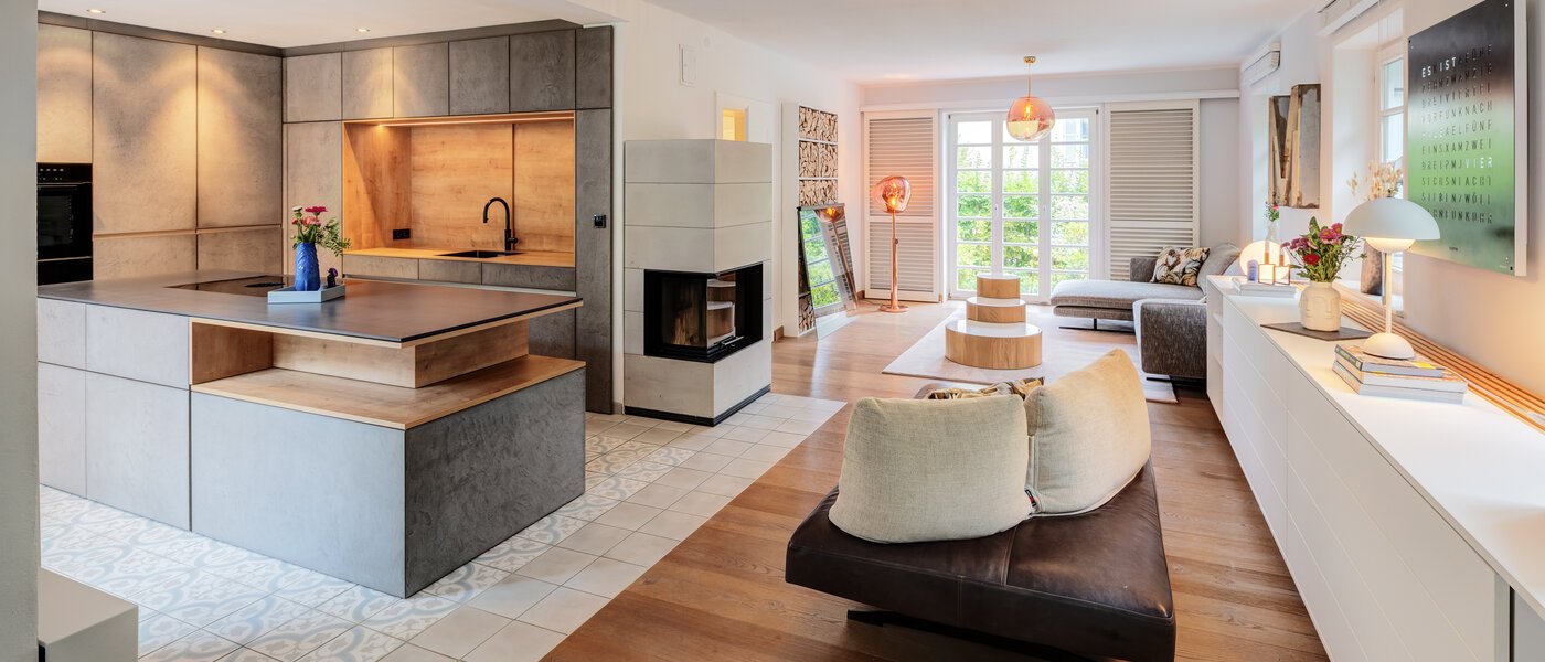 casa indipendente München Obermenzing 02 zona living 14582